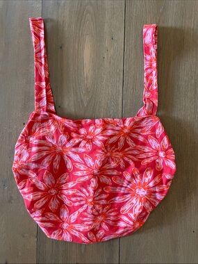 Free People Red & Pink Floral Crop Top